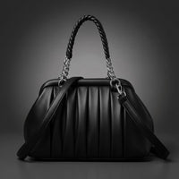 Talia Top Handle Bag in Charcoal