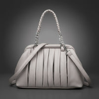 Talia Top Handle Bag in Pearl