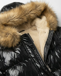 Tamara Jacket with Hood in Black