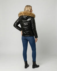 Tamara Jacket with Hood in Black