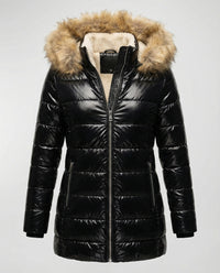 Tamara Jacket with Hood in Black