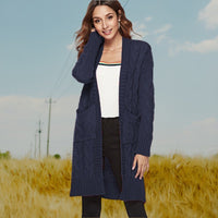 Tamara Knit Cardigan with Pockets in Navy