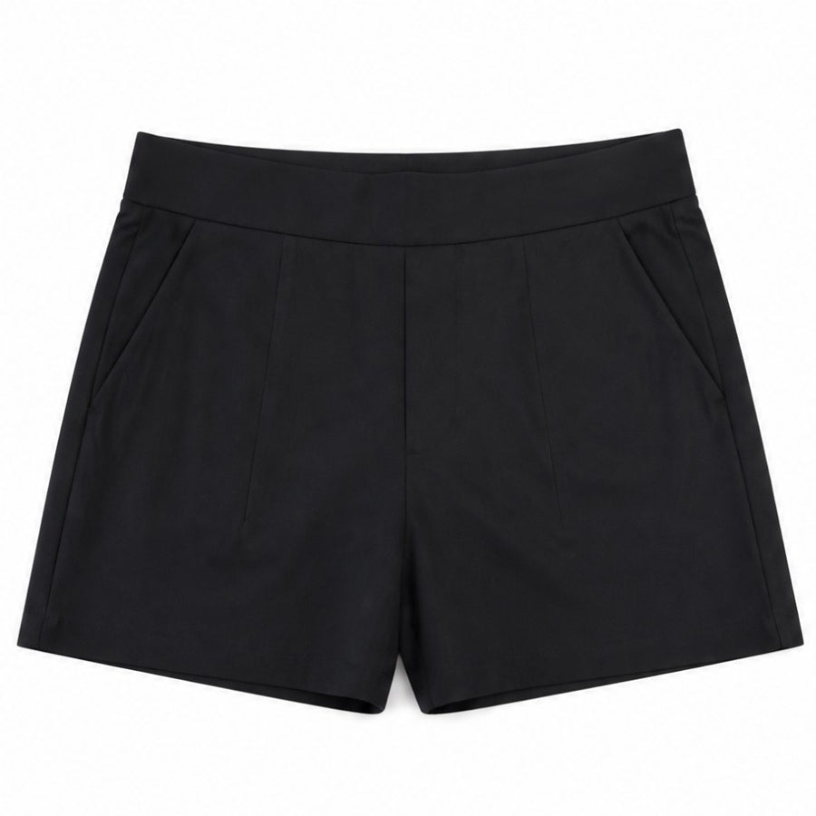 Tamara Women's High-Waisted Shorts with Pockets