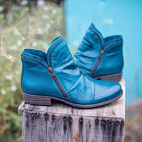 Tamsin Boots in Blue