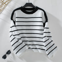 Tamsin Casual Knit Sweater in Black