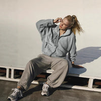 Tamsin Elegant Jacket in Light Grey