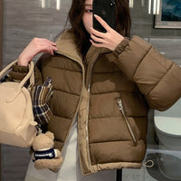 Tamsin Jacket with Zip Front and Pockets in Grey