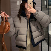 Tamsin Jacket with Zip Front and Pockets in Grey