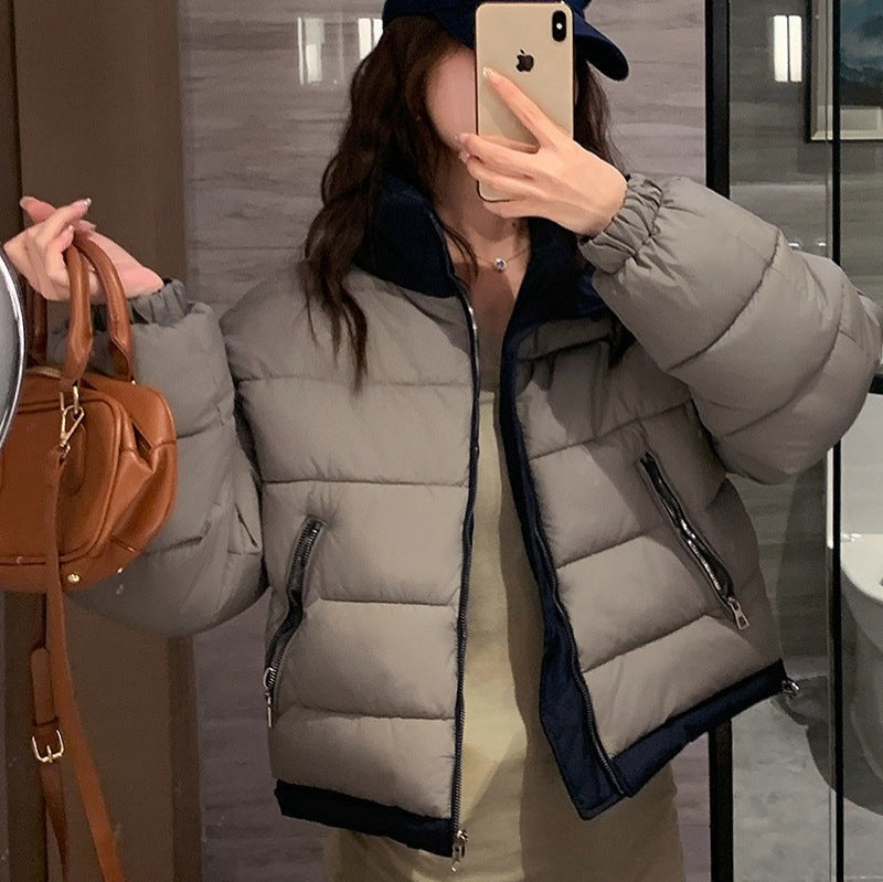 Tamsin Jacket with Zip Front and Pockets in Grey