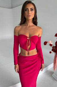 Lottie Maxi Skirt in Pink