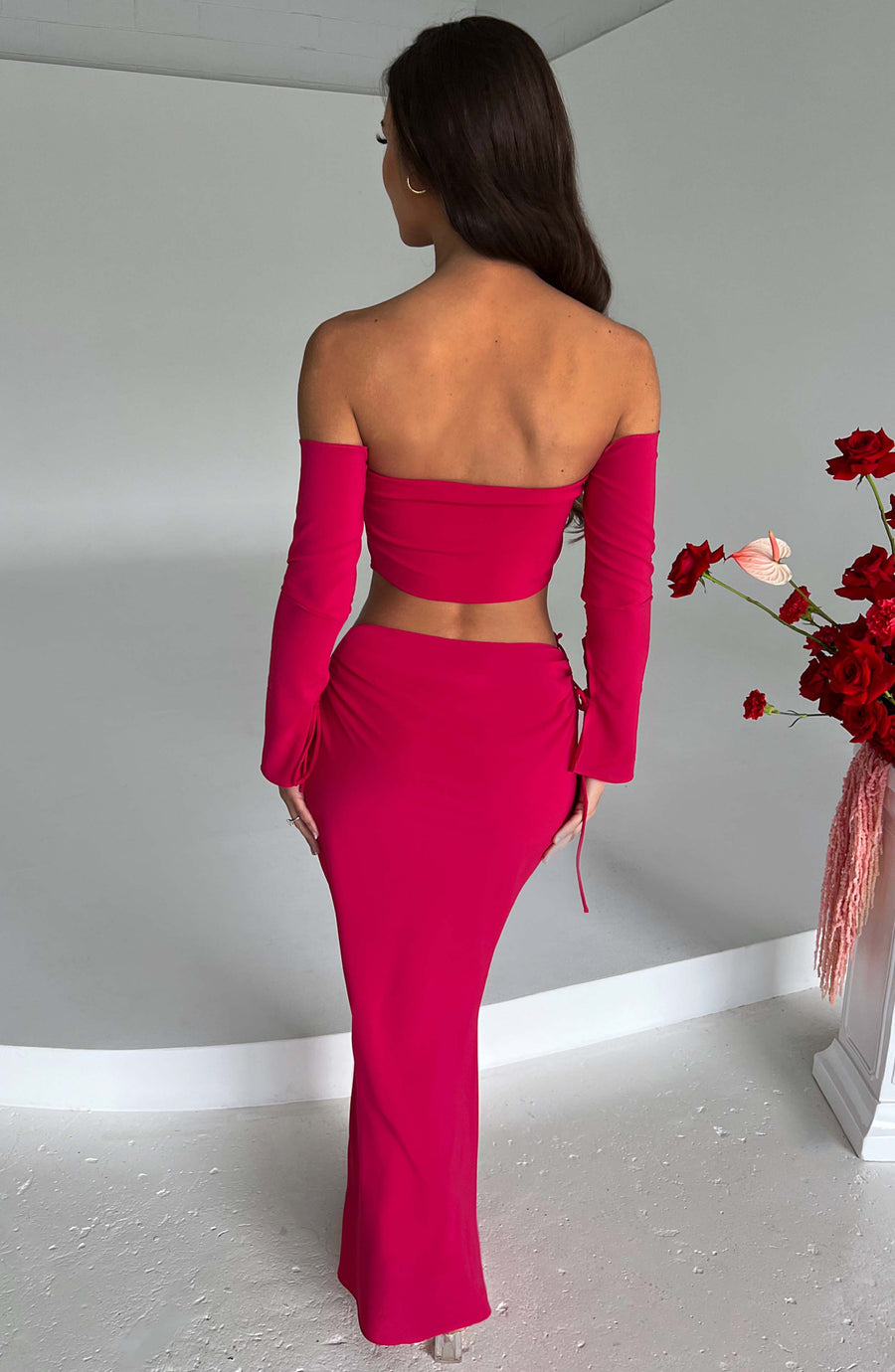 Lottie Maxi Skirt in Pink