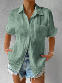 Tara Casual Blouse in Green