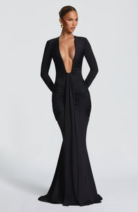 Tabitha Maxi Dress – Black