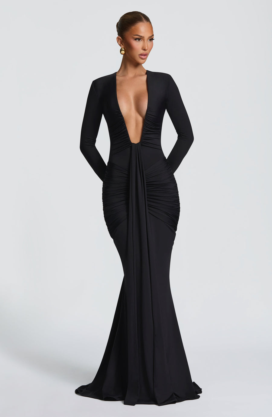 Tabitha Maxi Dress – Black