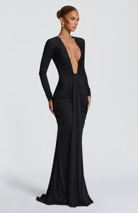 Tabitha Maxi Dress – Black