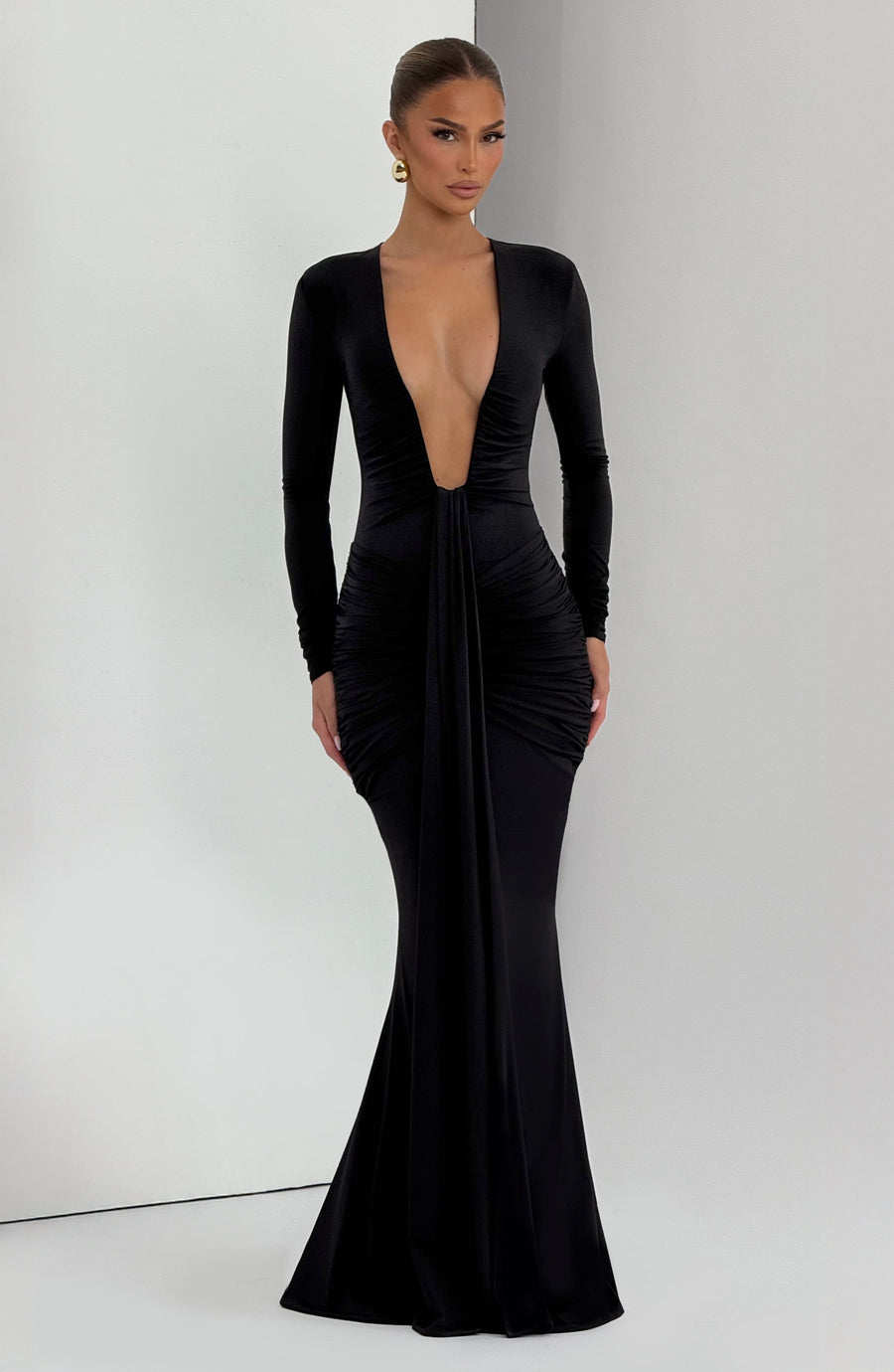 Tabitha Maxi Dress – Black