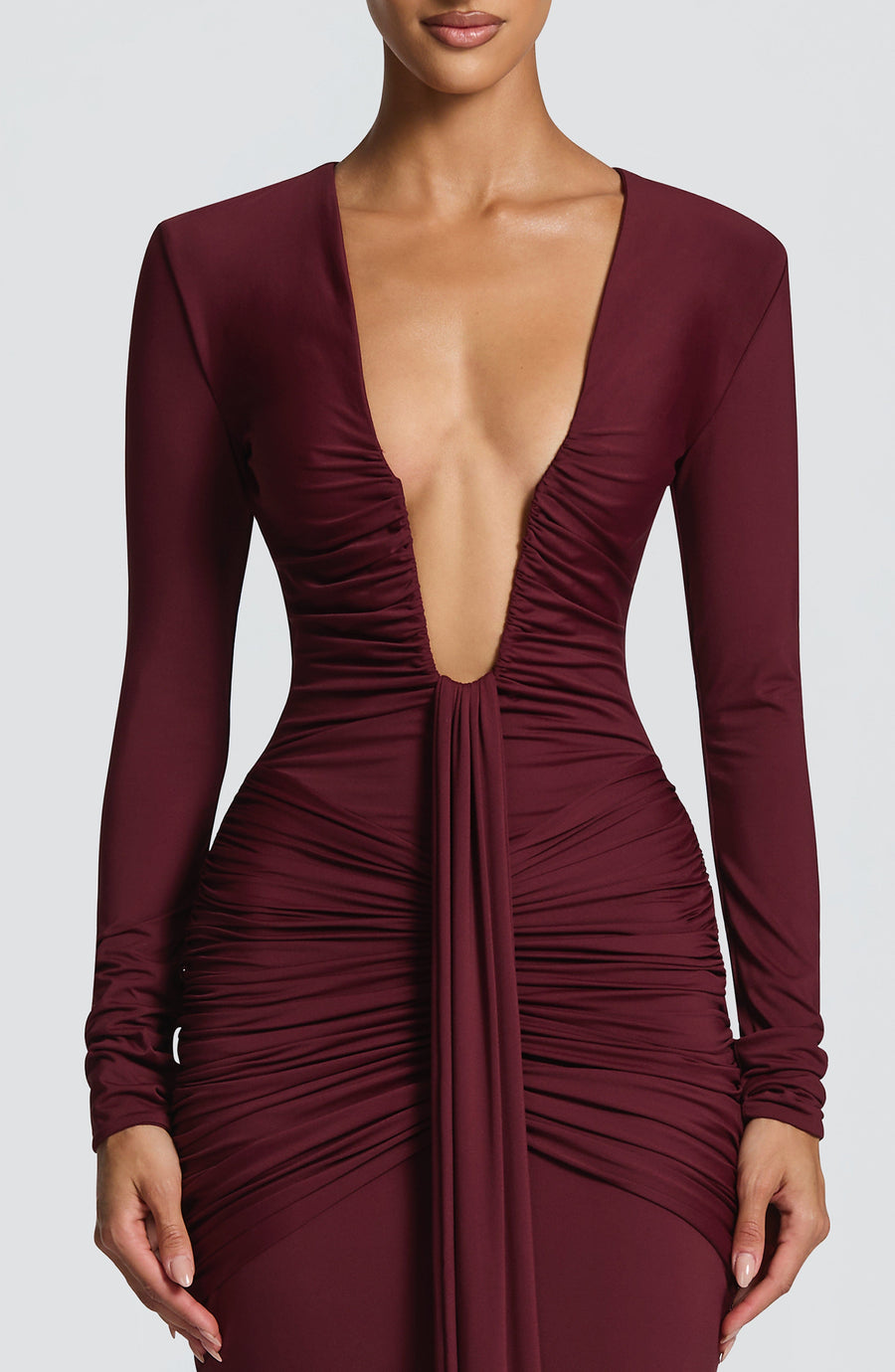 Tabitha Maxi Dress – Cherry Lacquer