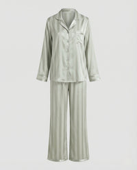 Tara Relaxed Silk Set in Beige