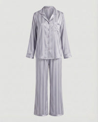 Tara Relaxed Silk Set in Light Turquoise