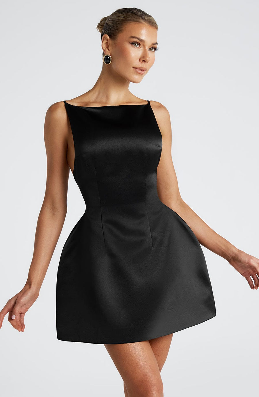 Perrie Mini Dress – Black