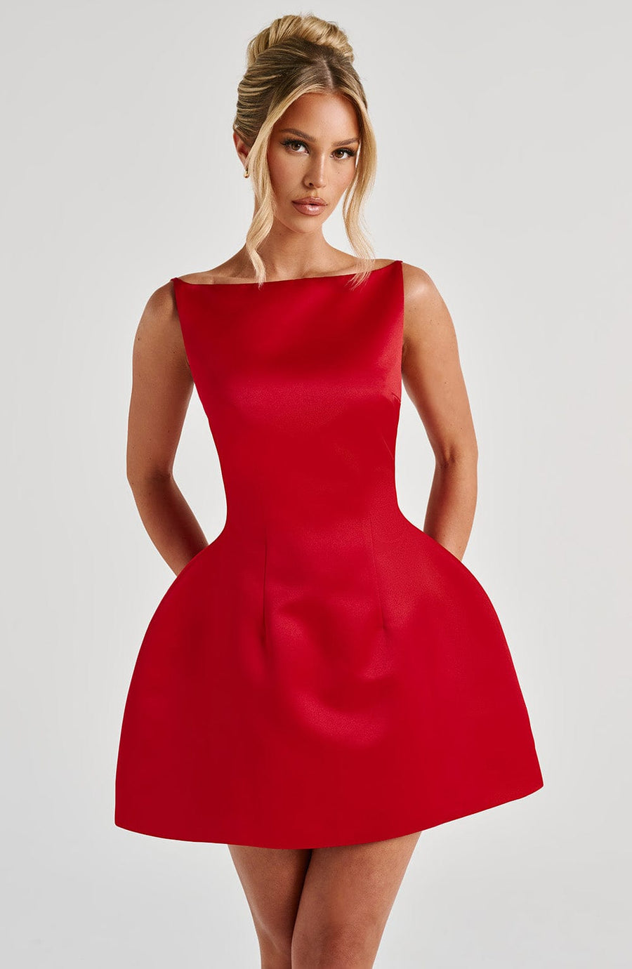 Perrie Mini Dress – Red