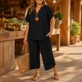 Tavara Women's Plus Size Relaxed Two-Piece Set