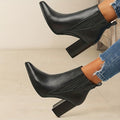 Tavrelle Women's Block Heel Ankle Boots