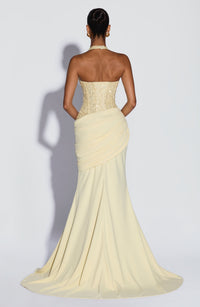 Yolande Gown – Lemon