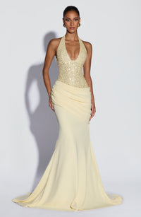 Yolande Gown – Lemon
