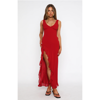 Taylor | Maxi Dress in Red