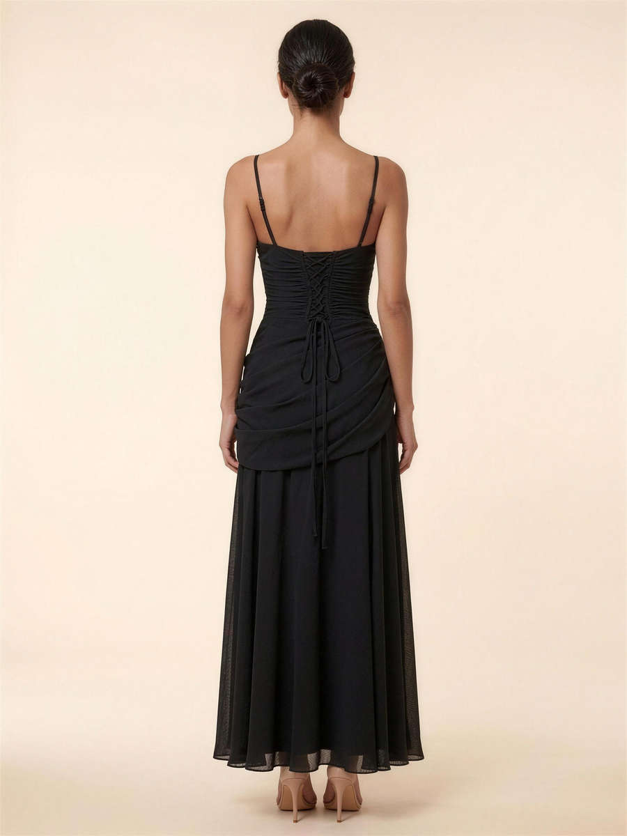 Temperance | Wrap Maxi Dress