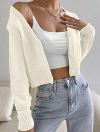 Teodora Knit Cardigan in White