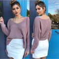 Teodora Knit Sweater with V-Neck