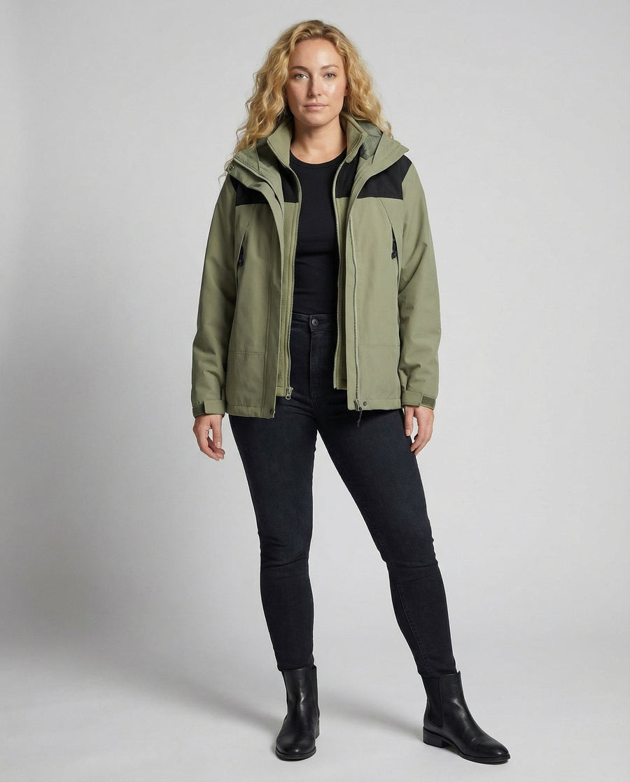 Teodora Warm Jacket in Green