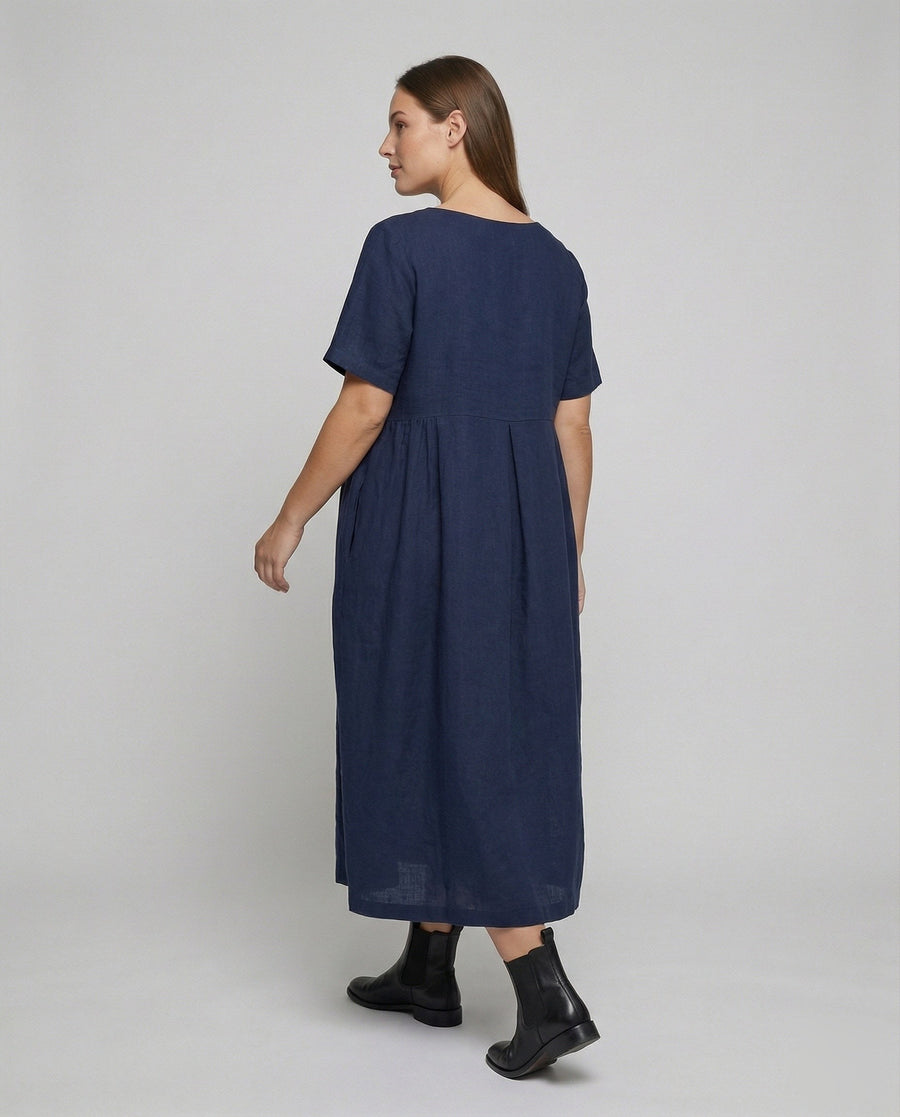 Tessa Linen Maxi Dress