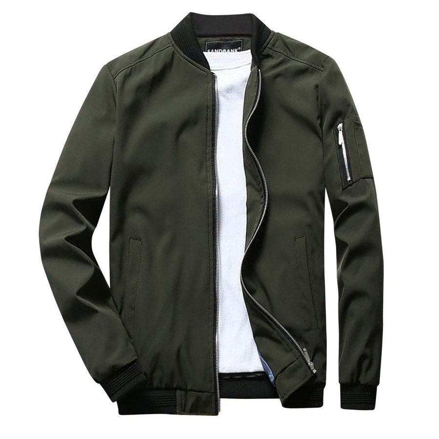 Teun Comfortable Jacket in Army Green