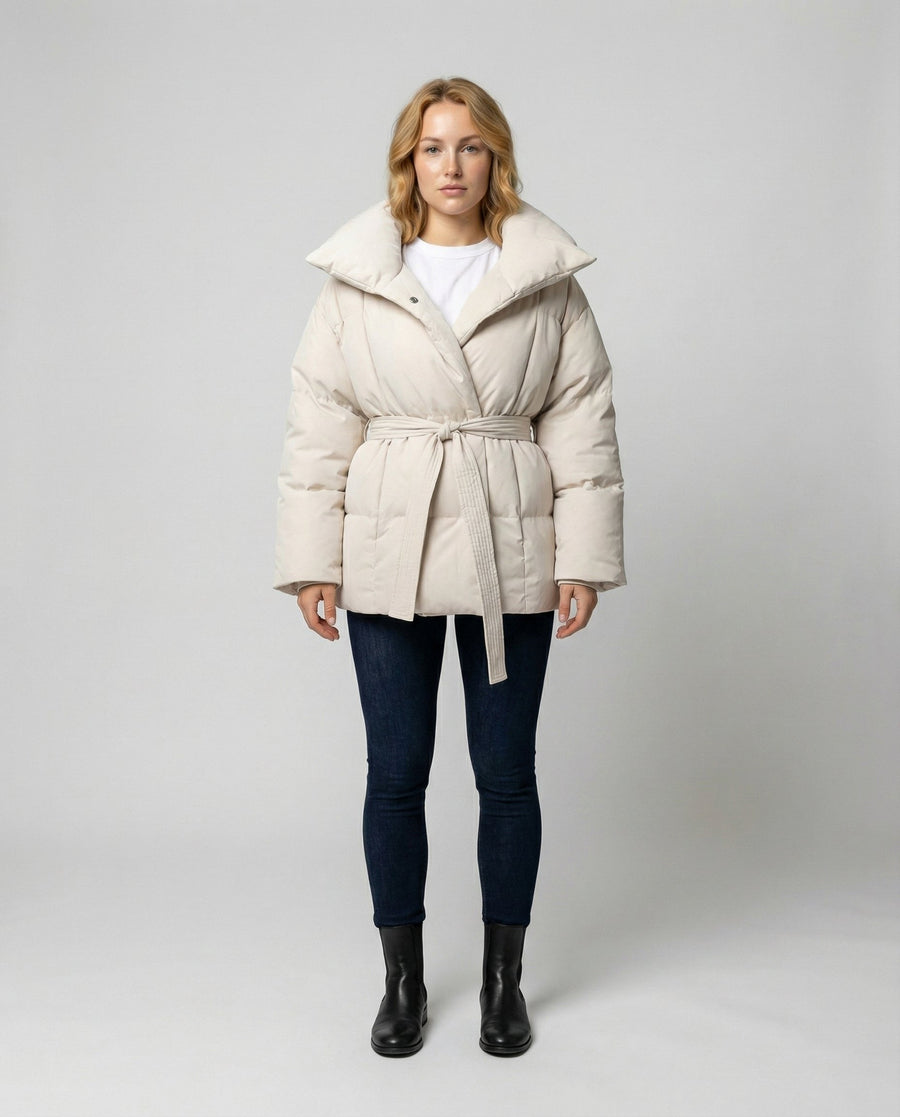 Thalassa Jacket with Fitted in Beige