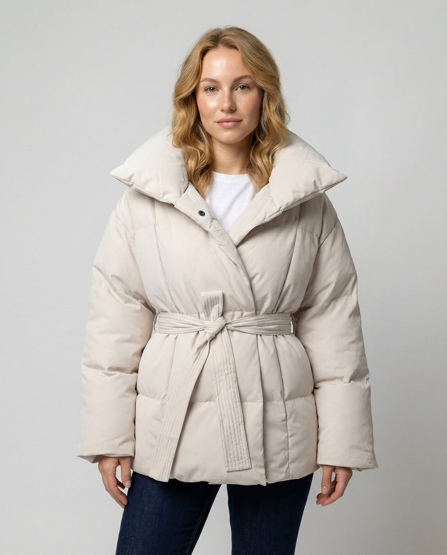 Thalassa Jacket with Fitted in Beige
