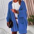 Thalassa Knit Cardigan with Side Pockets and Pockets