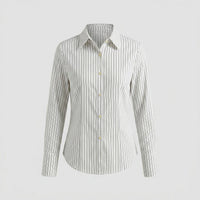 Thalassa Linen Shirt with Striped in White