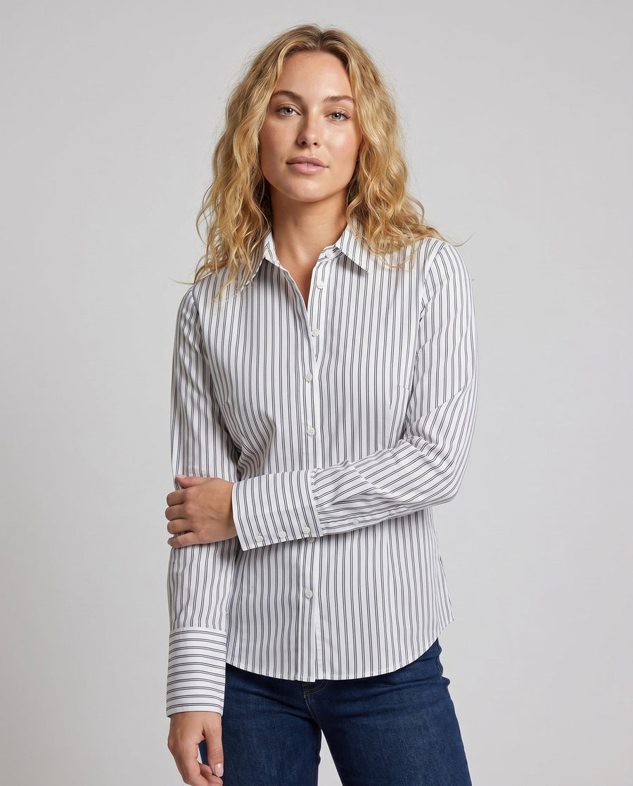 Thalassa Linen Shirt with Striped