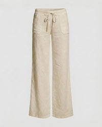 Thalassa Linen Trousers in Beige