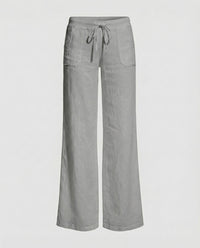 Thalassa Linen Trousers in Grey