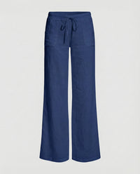 Thalassa Linen Trousers in Königsblau