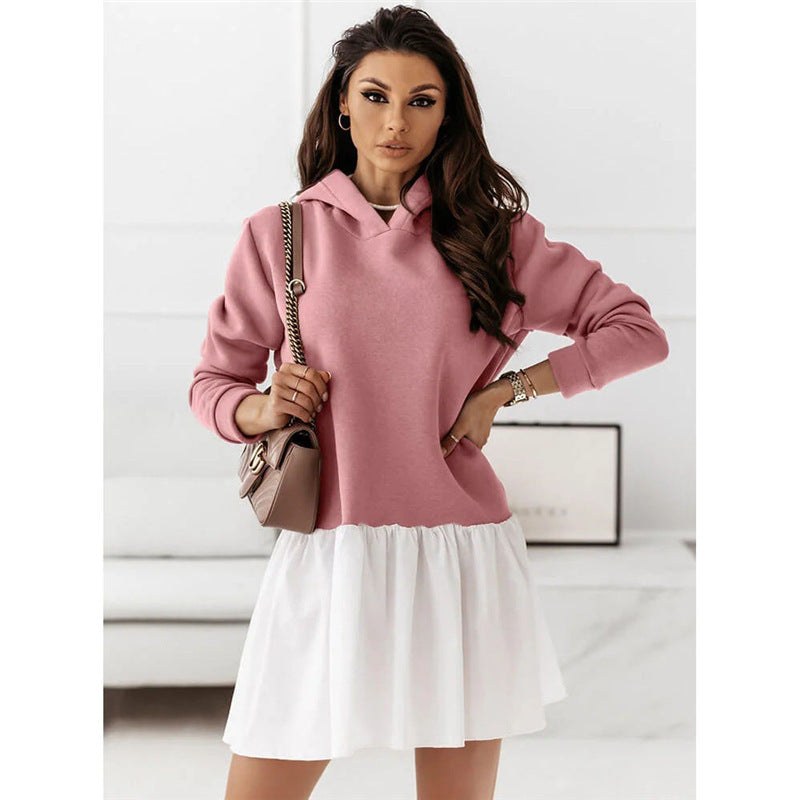 Thalia Dress with Ruffles in Pink