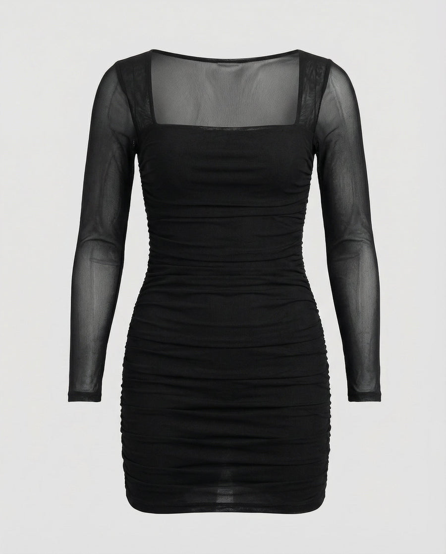 Thalia Elegant Dress in Black