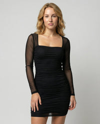 Thalia Elegant Dress in Black