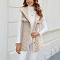 Thalia Knit Vest with Pockets and Hood