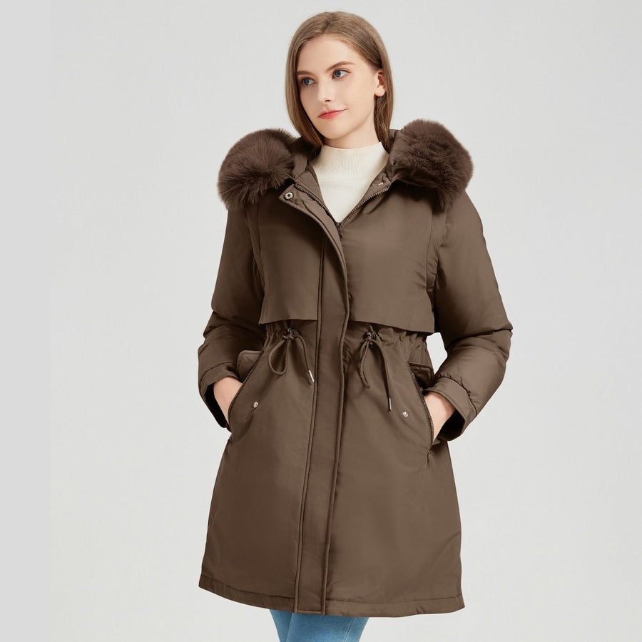 Thalia Parka in Brown