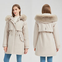 Thalia Parka in Light Grey
